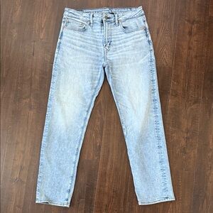 American Eagle Outfitters Light Wash Straight Jeans